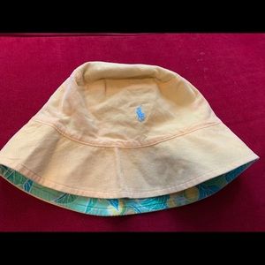 Reversible sun hat for infant girl Ralph Lauren